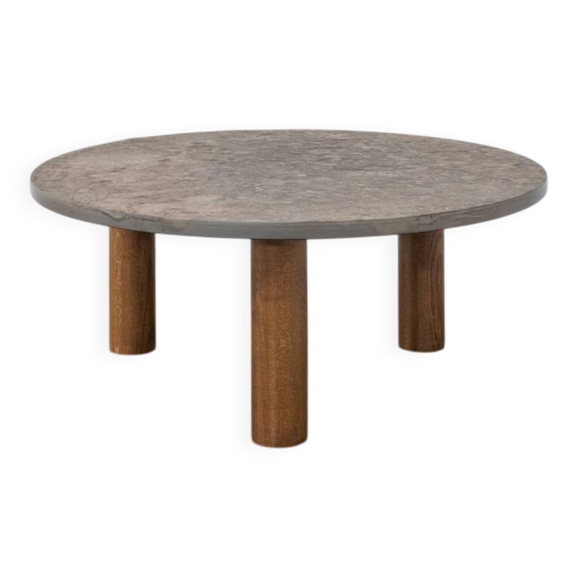 Brutalist slate coffee table, c.1970