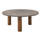 Brutalist slate coffee table, c.1970
