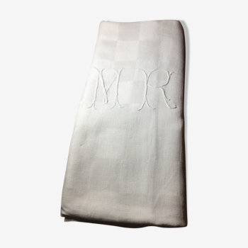 Monogrammed tablecloth