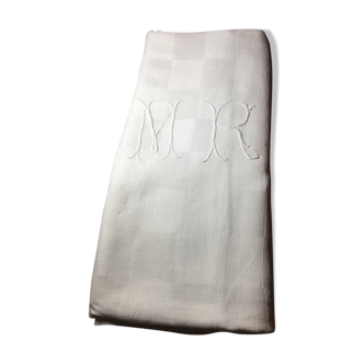 Monogrammed tablecloth