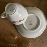 Set of 3 old cups earthenware Gien model Champs