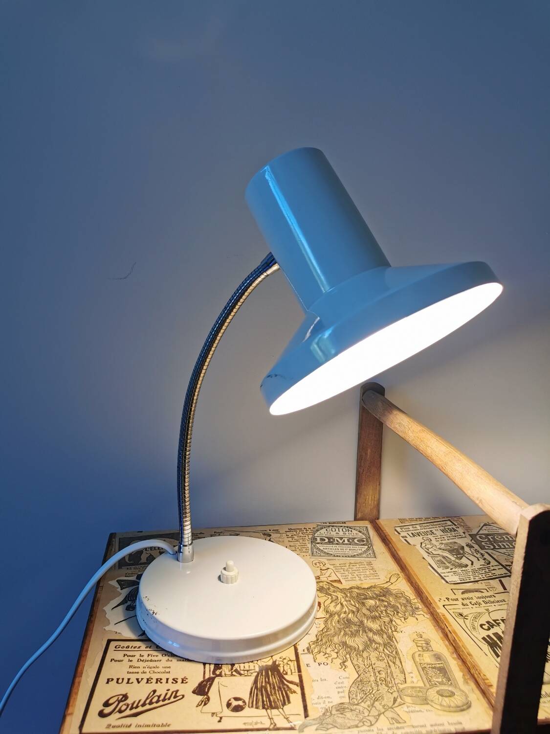 Industrial style desk lamp