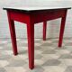 Vintage Kitchen Table with Enamel Top
