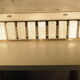 John Perzel textured glass art deco ceiling light