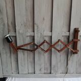 Zig zag wooden wall light from the 60s