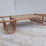 Rattan coffee table