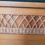 Vintage wooden storage bench
