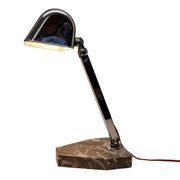 French Fare Art Deco Desk Lamp Chrome, 1930s