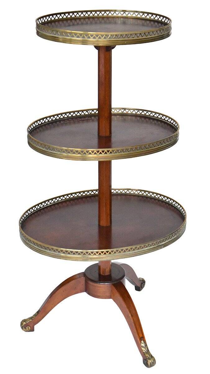 Side table called "Dumb Waiter" stamped J. Champ in Paris.