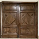 Enorme paire de portes de château