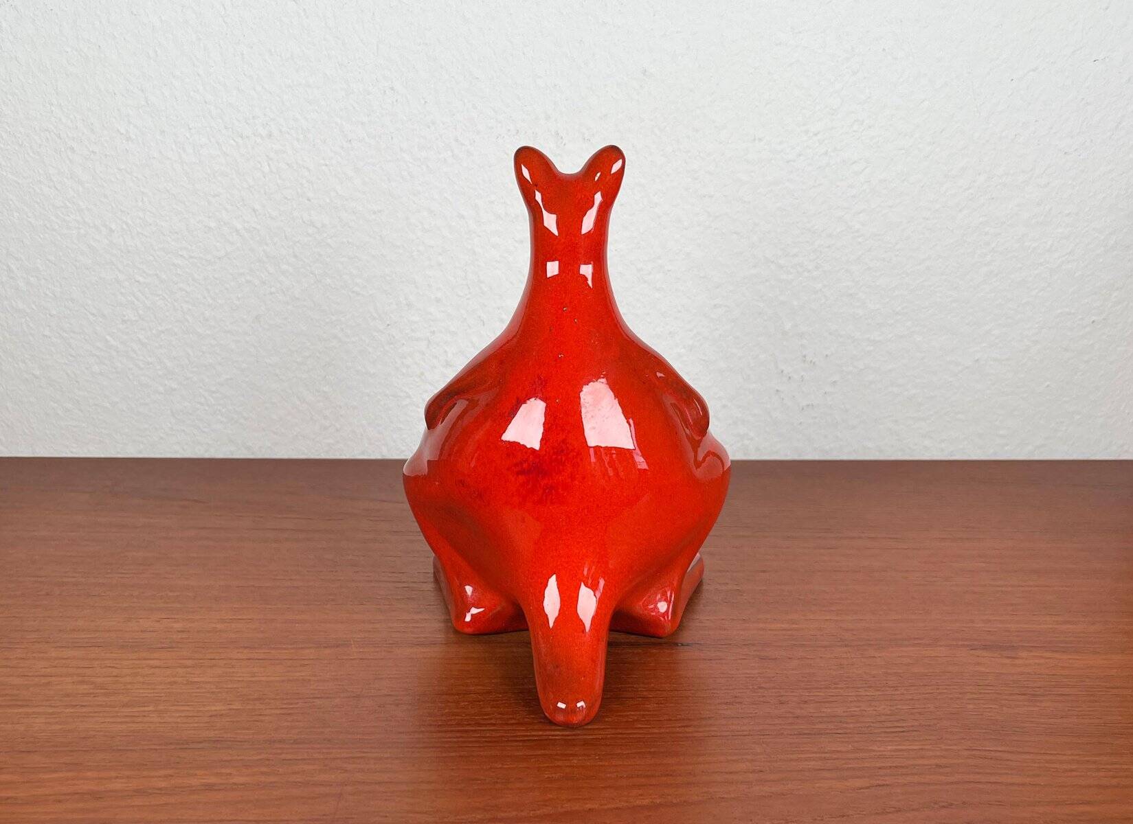 Vintage Bol Kangourou in WGP Ceramic by Pan Keramik, West Germany, 1970s