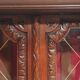 Louis XIII display cabinet in oak, 19th century