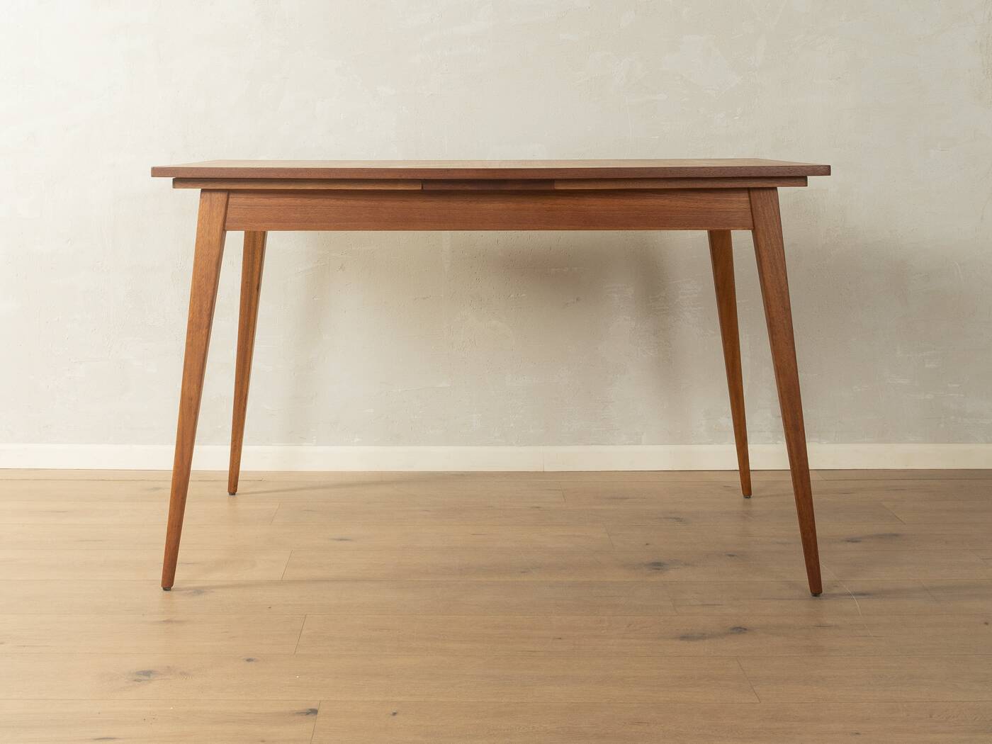 Elegant mid-century dining table with extension function, 1960s