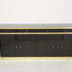 Black lacquered and brass inlade by J.C. Mahey 70s