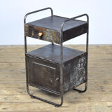 Iron Hospital Bedside Cabinet, 1920's