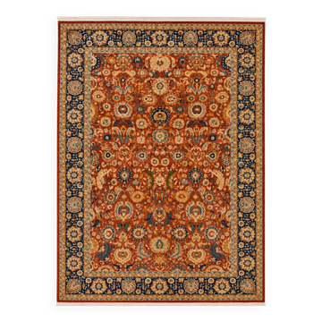 Hand-knotted oriental carpet in wool, 360 x 500 cm