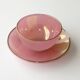 Iridescent Opaline Coffee Service Color – 6 Cups and 6 Under Cups Mod. Harlequin