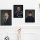 Old portrait - series "Les moustachus"