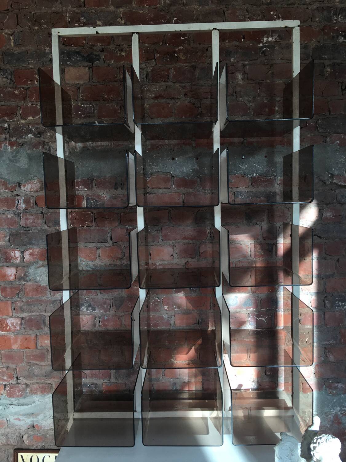 Plexiglass shelf & funky 70s