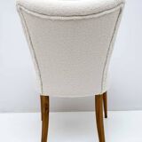 Mid-Century Modern Italian Bouclé Small Armchair, 1950s