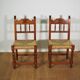 Wooden chairs, set of 2