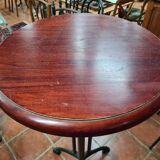 Pedestal table / standing up with cast iron base