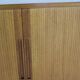 Teak enfilade with 2 tambour doors