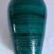 Vintage green glazed ceramic vase
