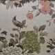 Vintage fabric headboard