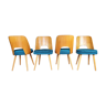 Set de 4 chaises Oswald Haerdtl par Tatra Nabytok, Tchèque 1960s