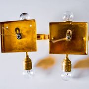 Paire d'appliques de la maison Sciolari pour Lightolier, Italie, 1970