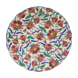 Longwy earthenware plate
