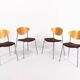Ensemble de 4 chaises design danois "Must" par Søren Nielsen & Thore Lassen pour Randers+Radius