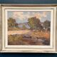 Original Oil on Canvas – “Landskap” by R. Keswik – Signed – Vintage