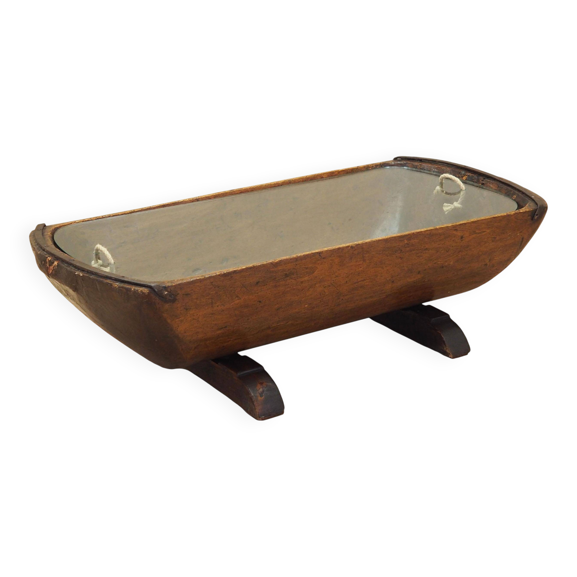 Pine coffee table, Italian design, 1960s, production: Italy