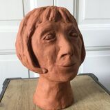Terracotta bust