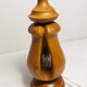 Original table lamp made of solid wood, handcrafted in the 1960s.