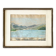 Painting "Mountain Lake", Pastel on paper, framed