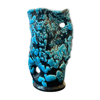 Vase bleu vintage