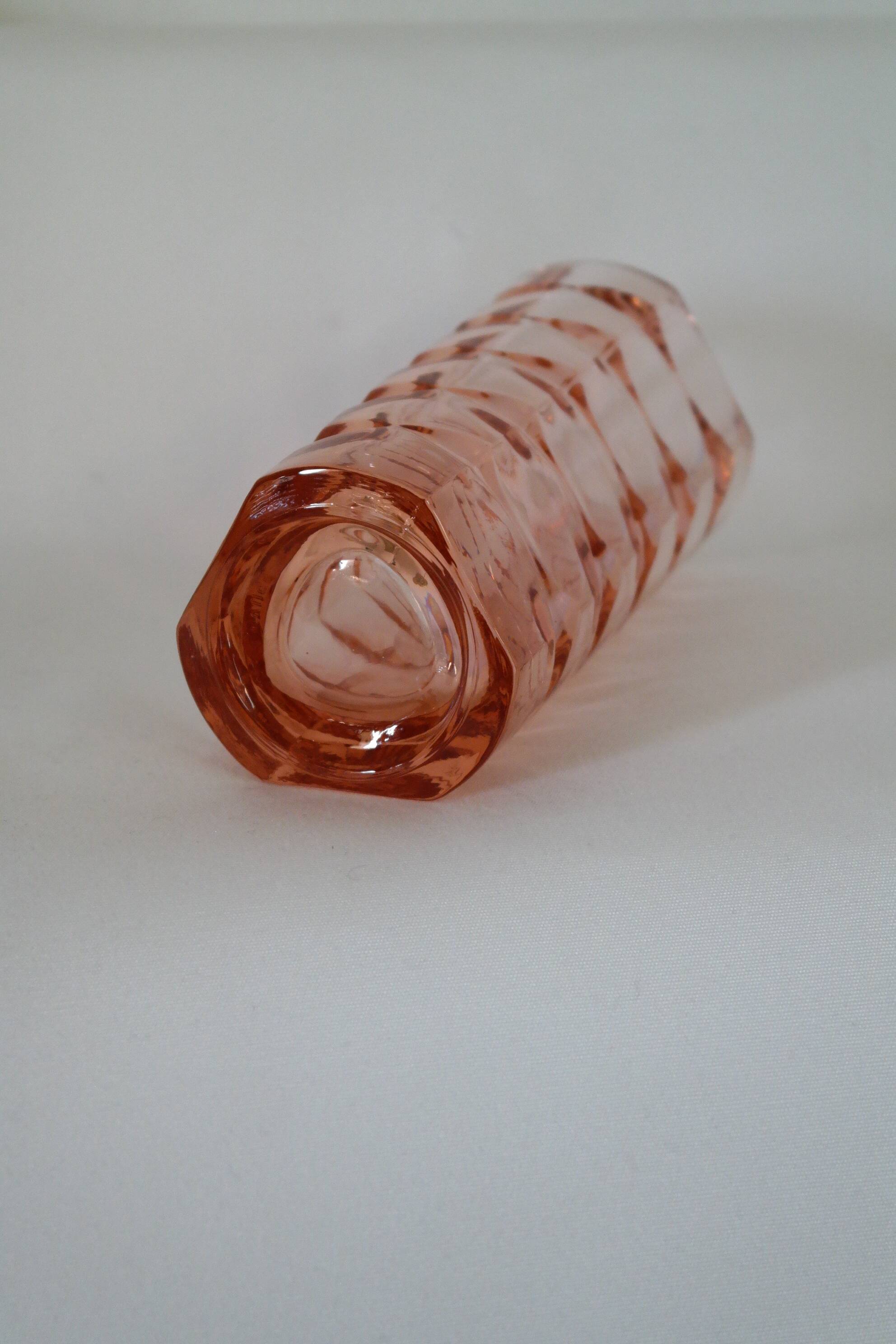 Vase luminarc vintage verrerie d'Arques France
