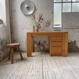 1970s pine desk