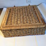 Box vintage rattan