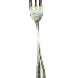 Set of 12 silver-plated metal cake forks from the Nicolet Orléans brand