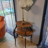 Louis XV style inlaid tea table 19th