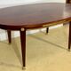Table ovale en acajou style Empire