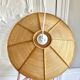 Suspension rotin vintage