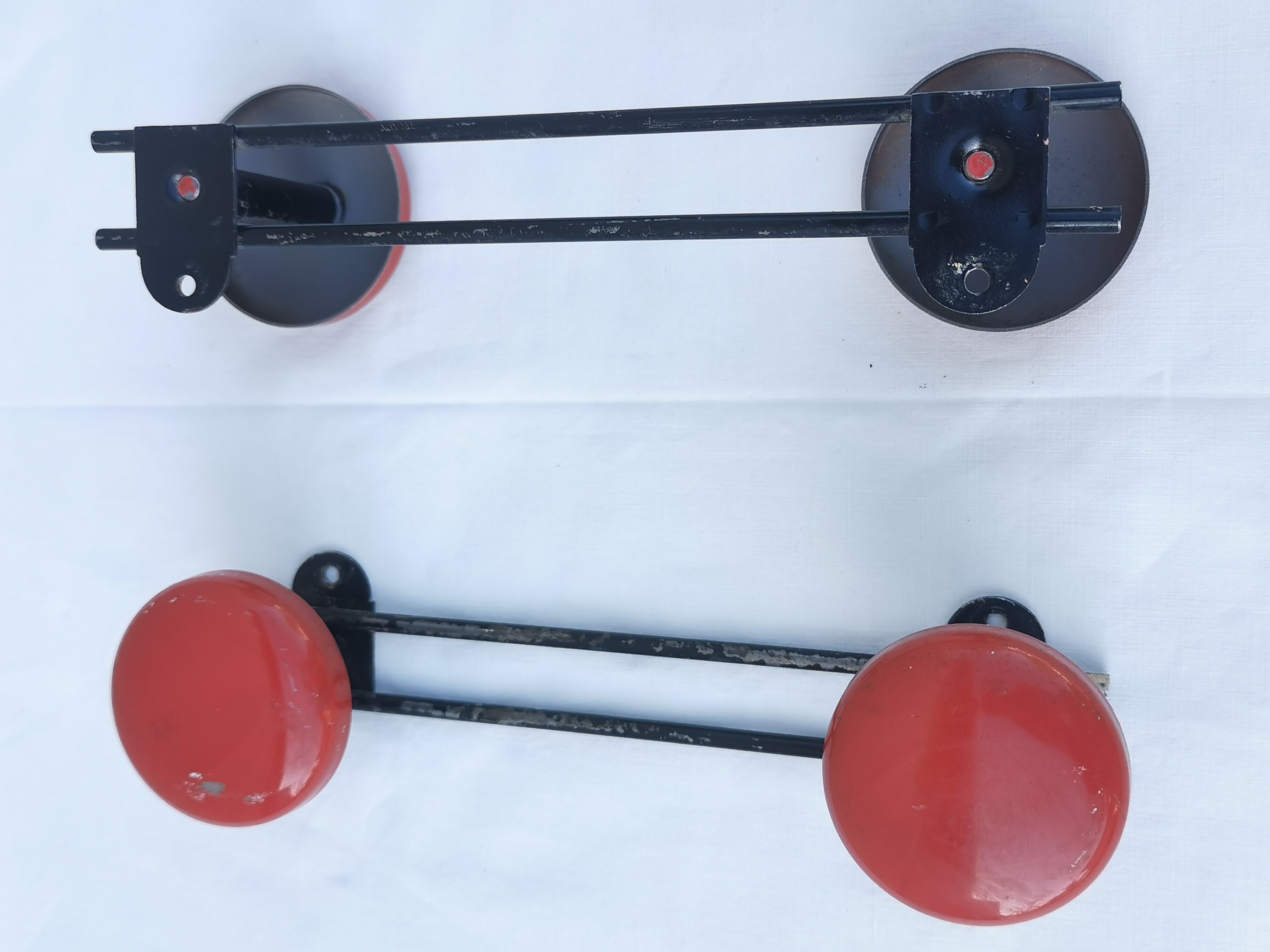 Pair of vintage coat racks