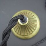 Glass ball pendant light