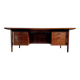 Bureau de direction en palissandre par Arne Vodder, modèle 207 – Style scandinave moderne