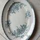 Oval iron earth plate The Amandinoise model Margot